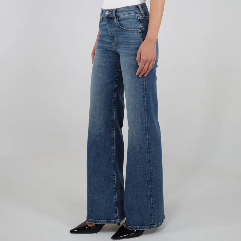 ÉTICA ! Romi Mid Rise Wide Leg - coba Denim(27) - Picture 3 of 17